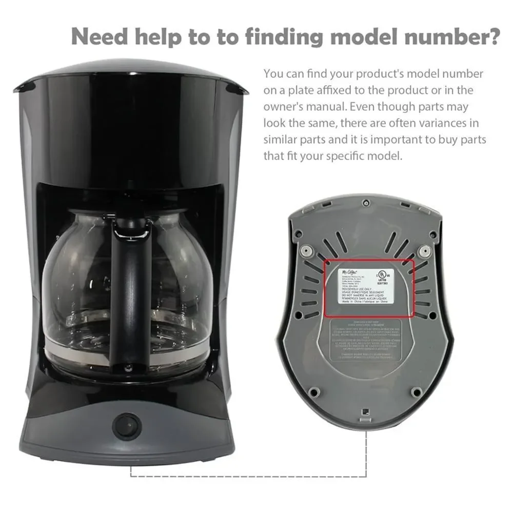 12-Cup‎ Replacement Coffee Carafe Compatible Mr. Coffee maker Pot RB Series
